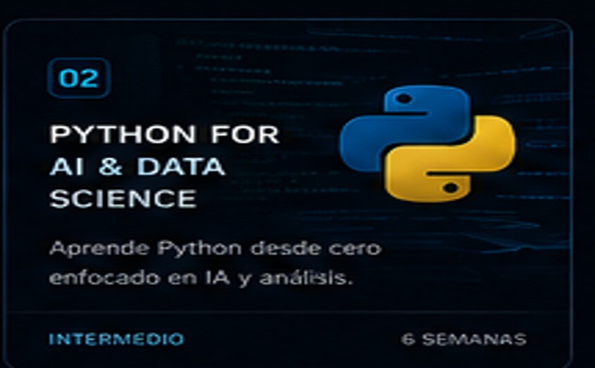 PYTHON FOR AI & DATA SCIENCE