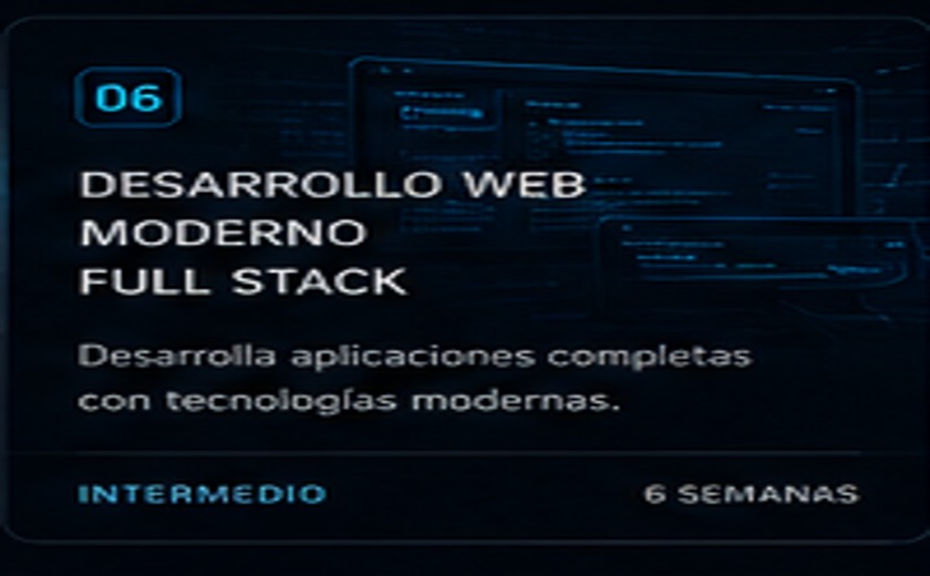 DESARROLLO WEB MODERNO FULL STACK